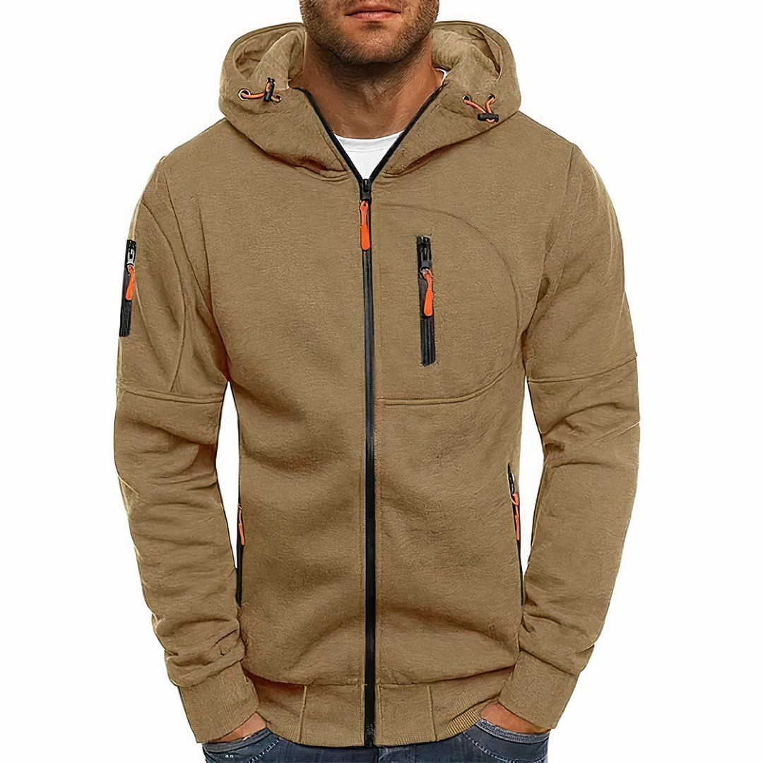 Leichter Hoodie mit Reißverschluss für Männer