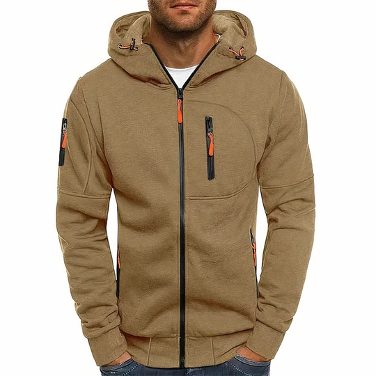 Leichter Hoodie mit Reißverschluss für Männer