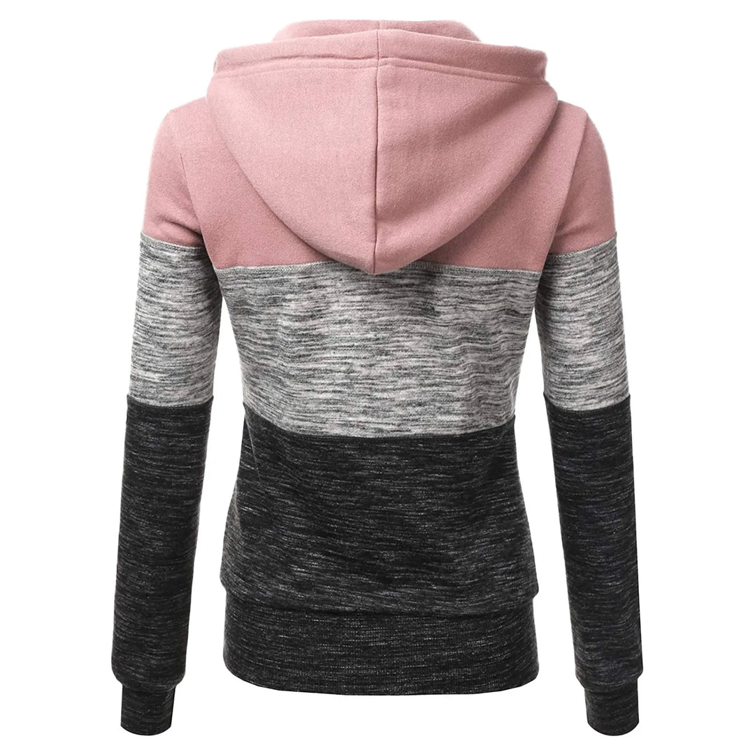 Dreifarbiger Hoodie für Frauen