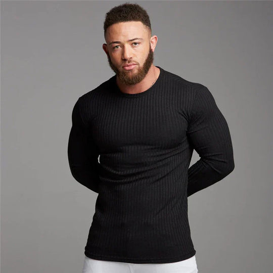 Herren-Rundhals-Pullover