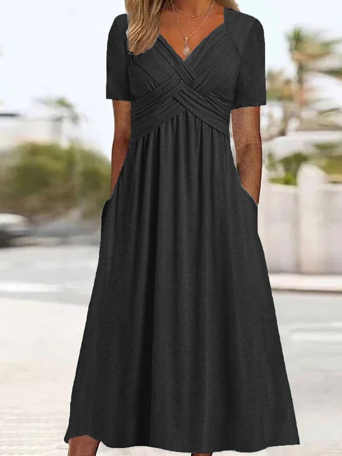 Stylish V-neck dress