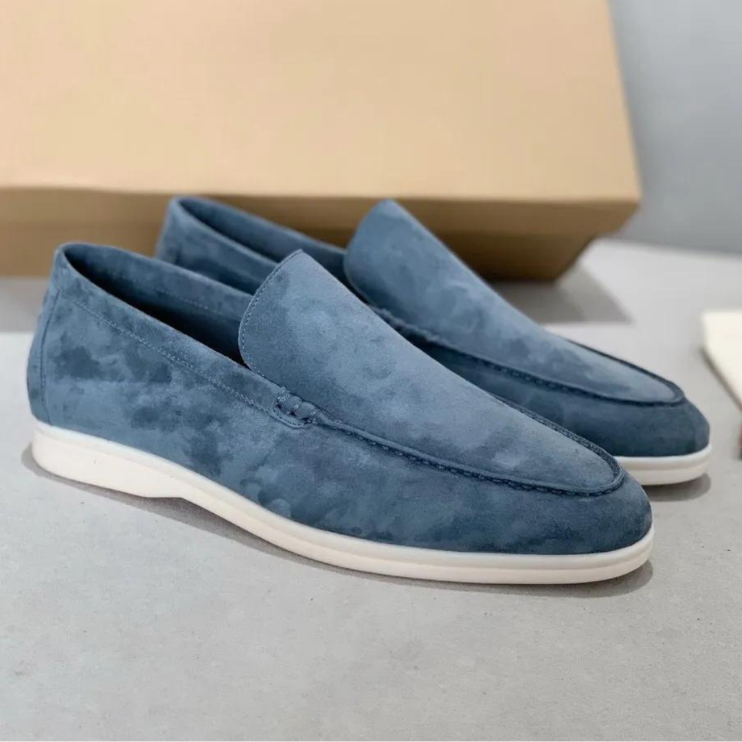 Classic Suede Slip-On Loafers for Men