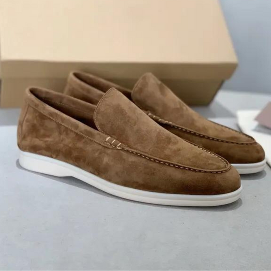 Classic Suede Slip-On Loafers for Men