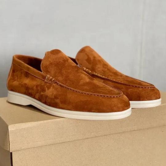 Classic Suede Slip-On Loafers for Men