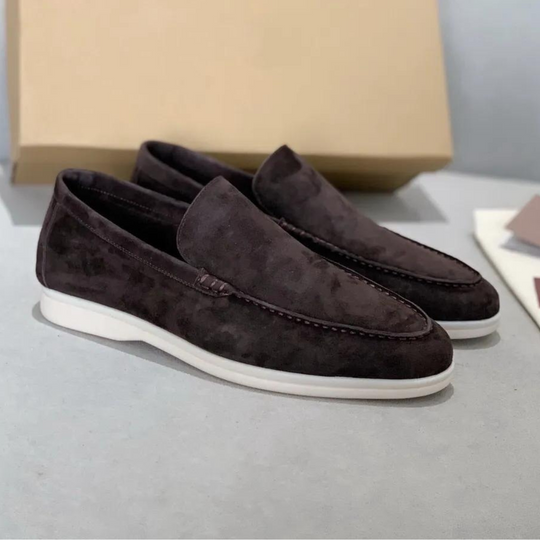 Classic Suede Slip-On Loafers for Men