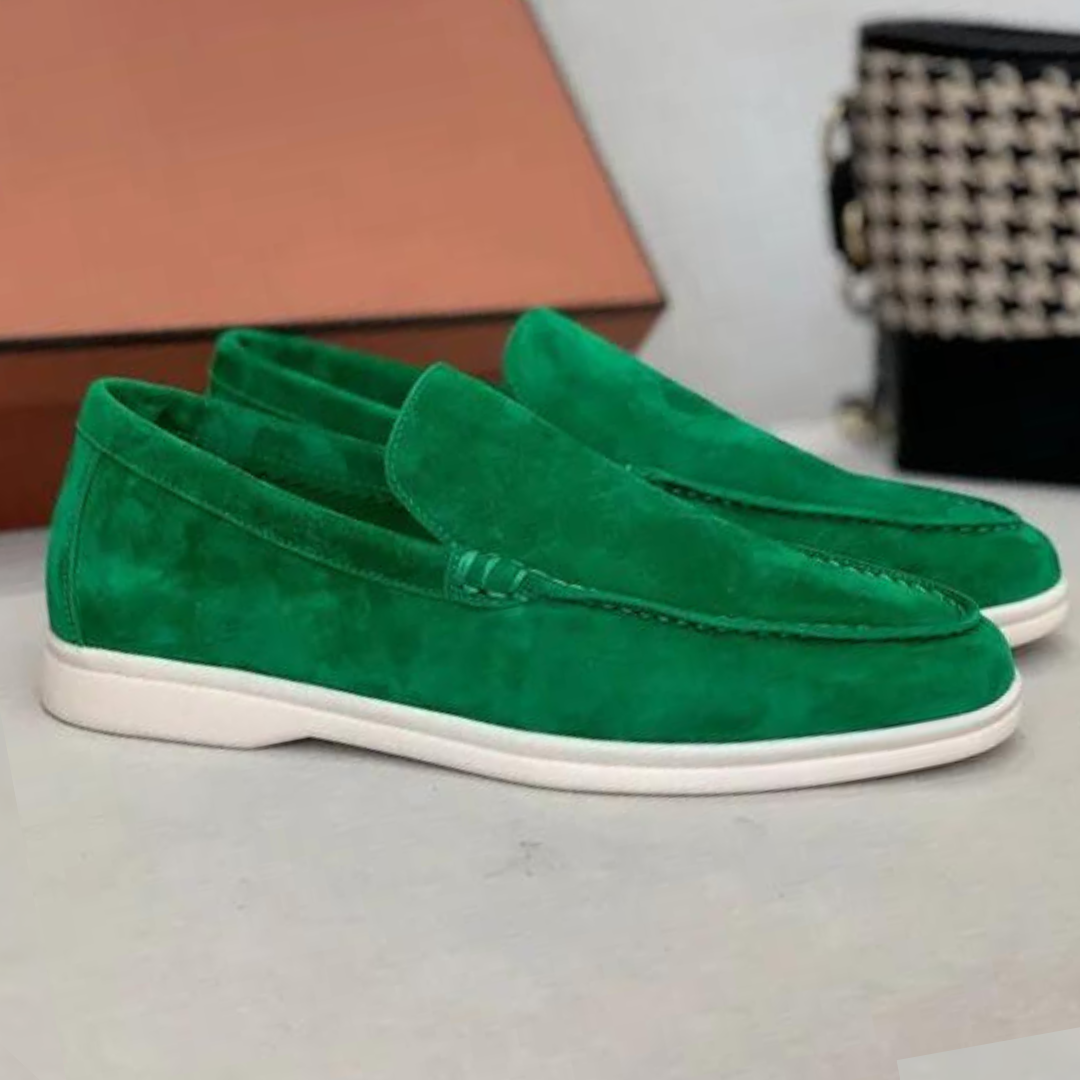 Classic Suede Slip-On Loafers for Men