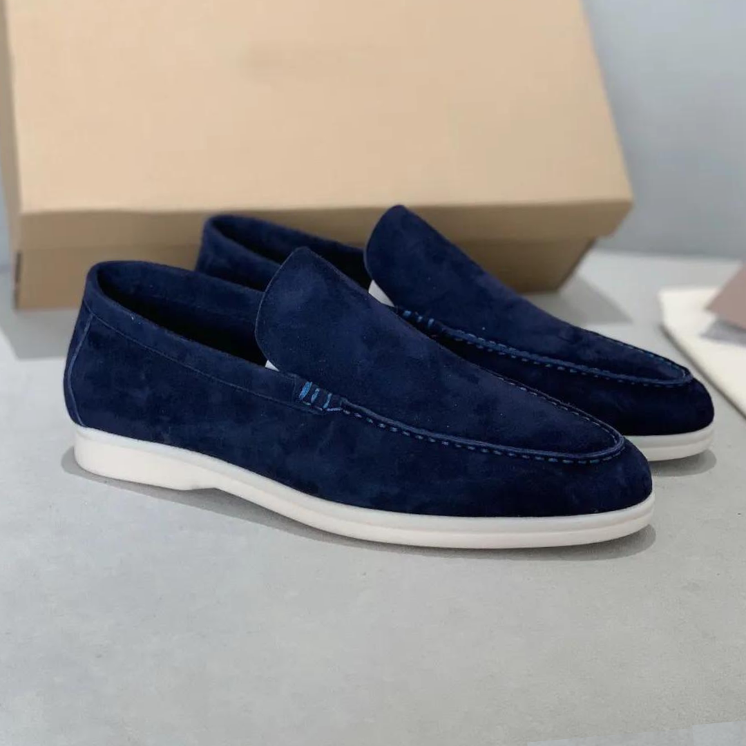 Classic Suede Slip-On Loafers for Men