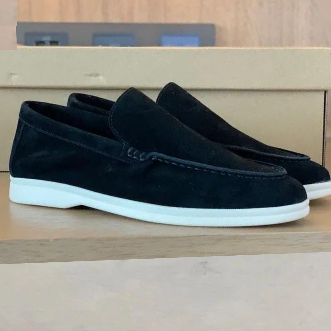 Classic Suede Slip-On Loafers for Men