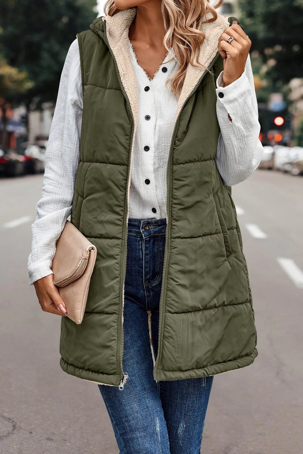 Double-sided women's vest