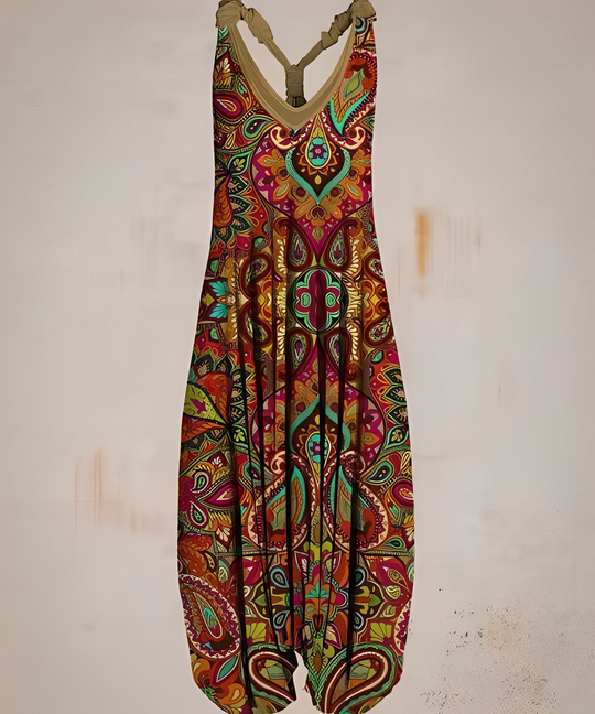 Bedruckter Boho-Jumpsuit für Frauen