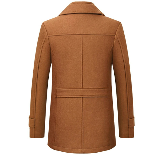 wool trench coat for men