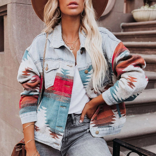 Vintage Denim Jacke für Frauen