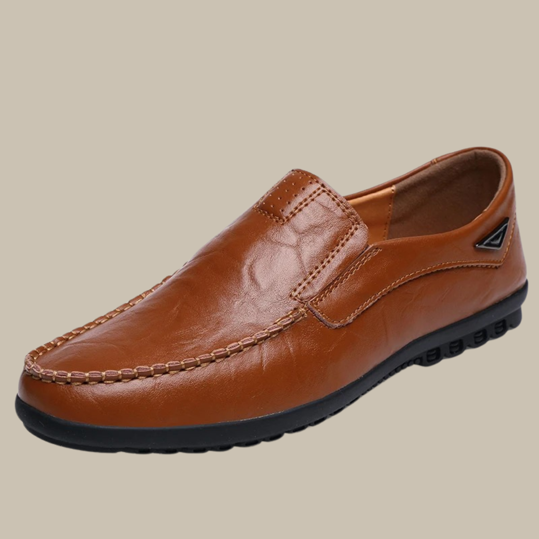 Men's genuine leather driving shoes