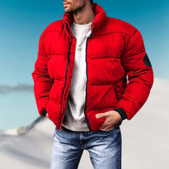 Casual padded men's jacket