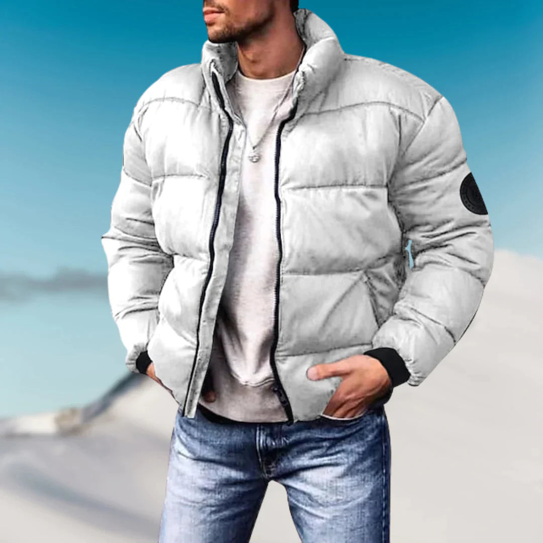 Casual padded men's jacket