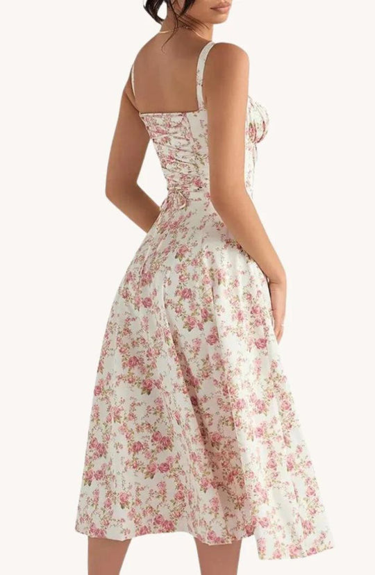 Midi Korsettkleid für Frauen