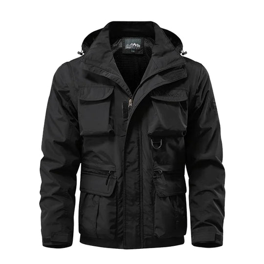 Breathable Cargo Jacket for Men