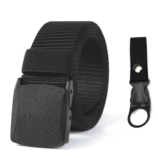 nylon belt with automatic buckle