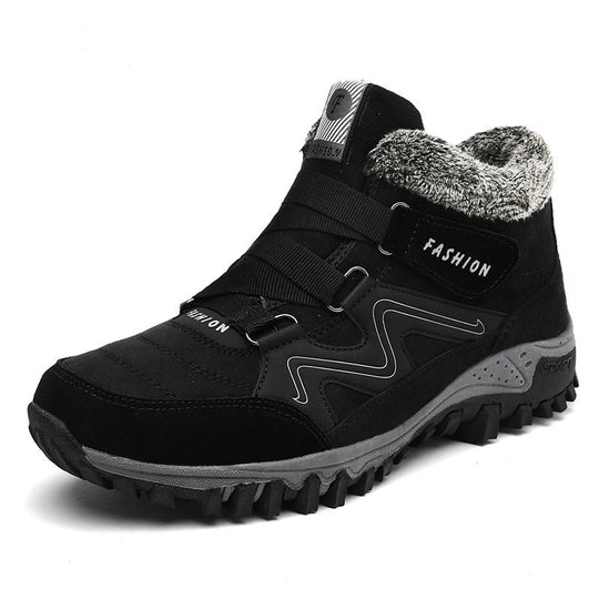 Orthopedic winter shoes made of fleece