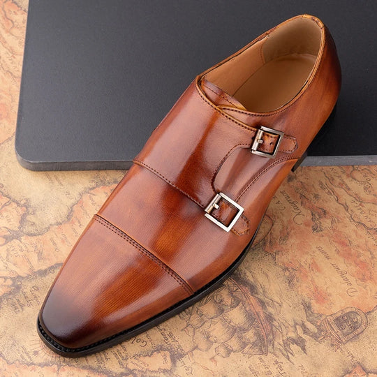 Men's Oxford Shoes with Pointed Toe 