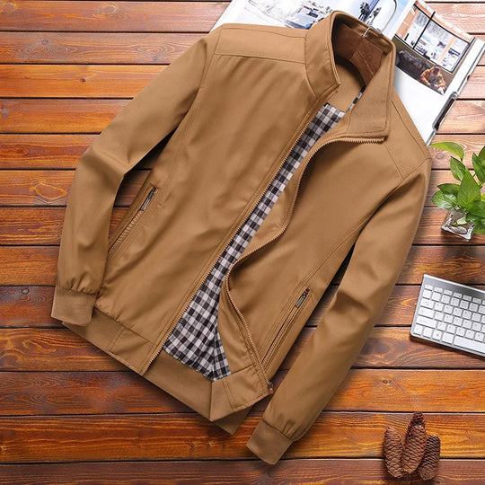 Men's Casual Slim Bomber Jacket