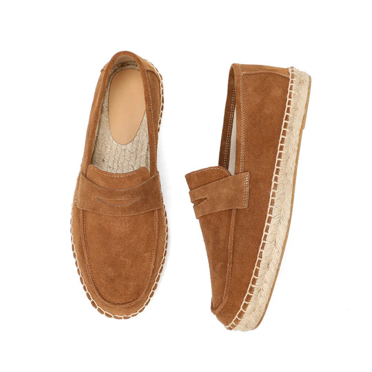 Espadrille-Loafer aus Wildleder