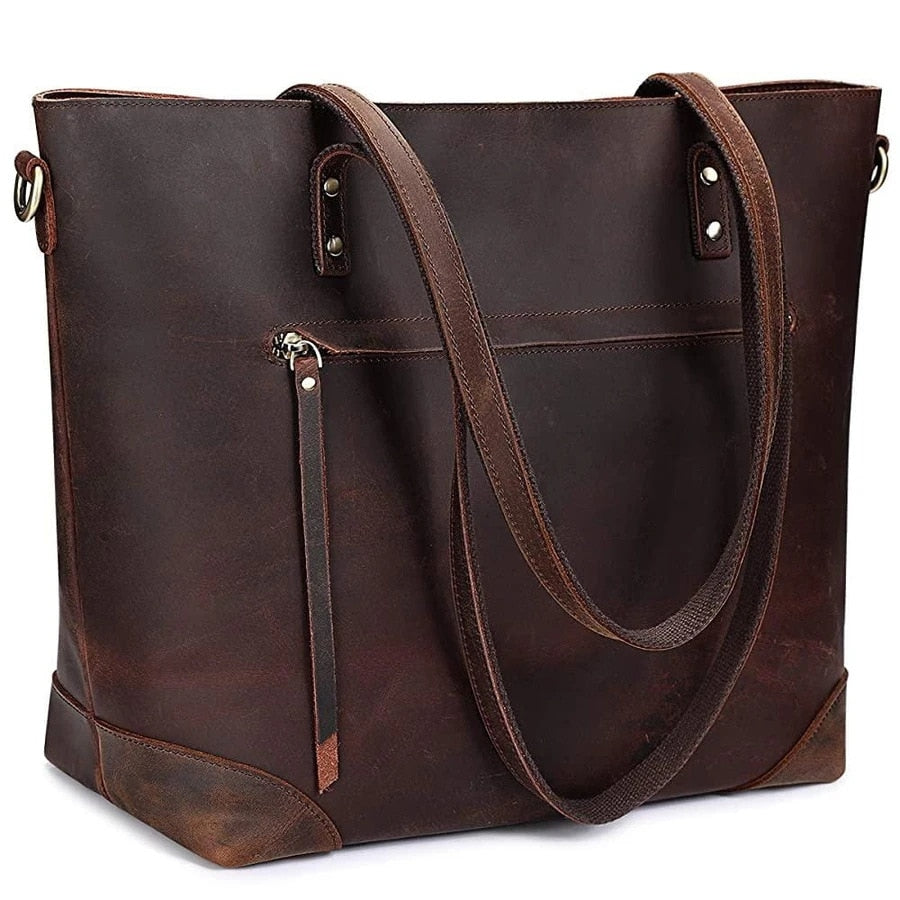 Vintage-Tasche aus Leder