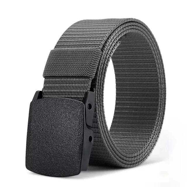 nylon belt with automatic buckle