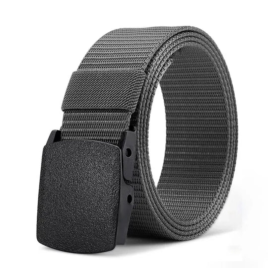 nylon belt with automatic buckle