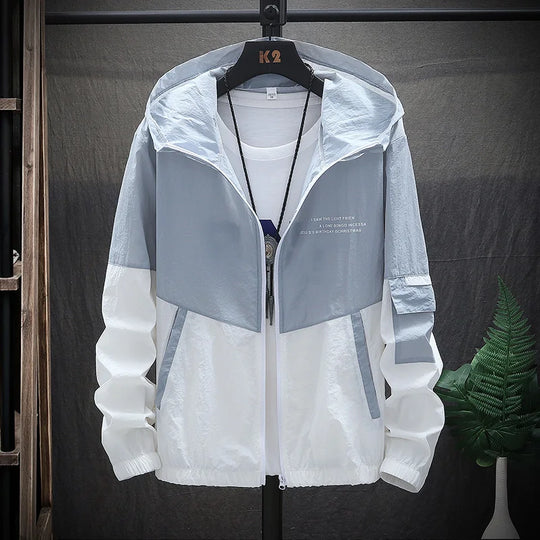 Thin loose summer jacket for men