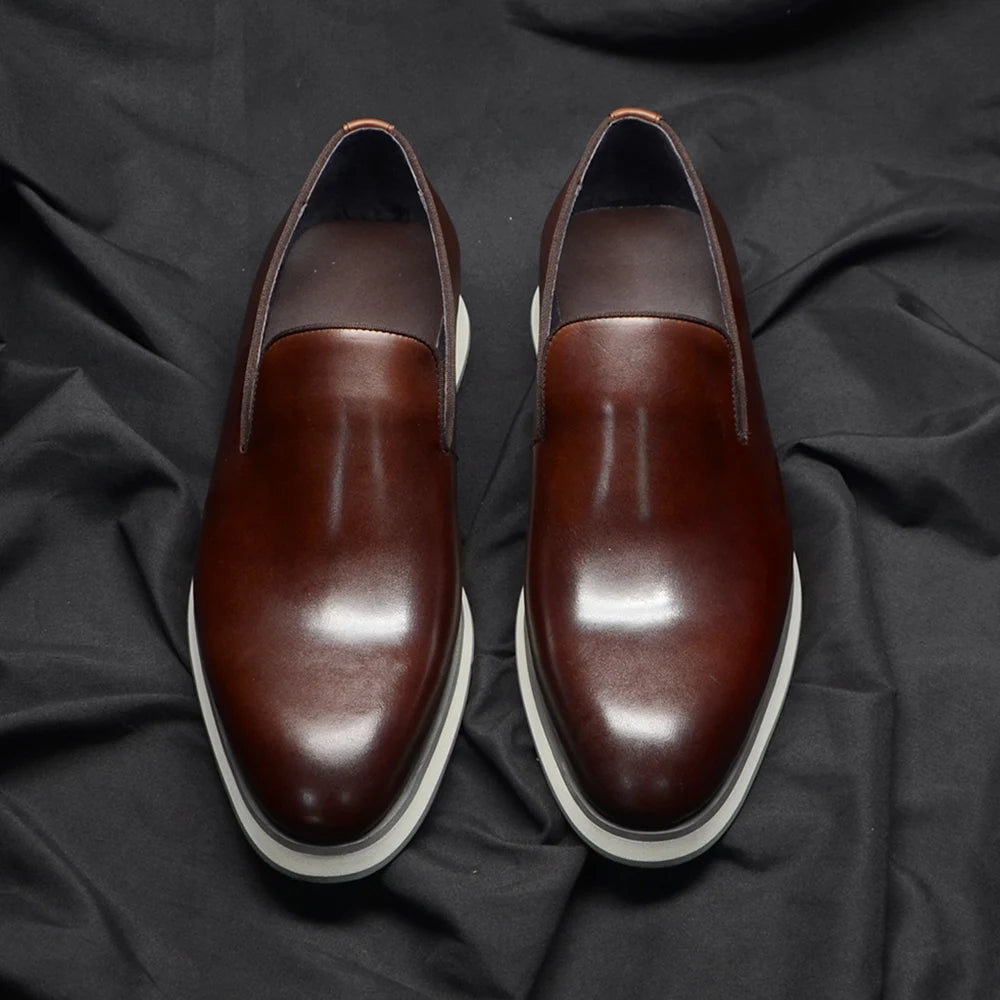 Klassische Herren Loafers aus Leder