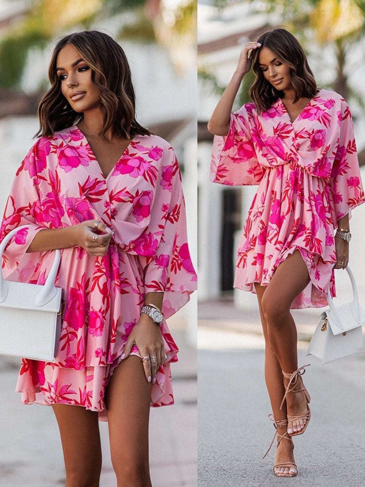 Flowing Mini Dress for Women