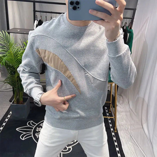 round neck sweater for men