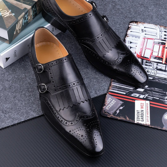 Bequeme Monk Strap Brogues