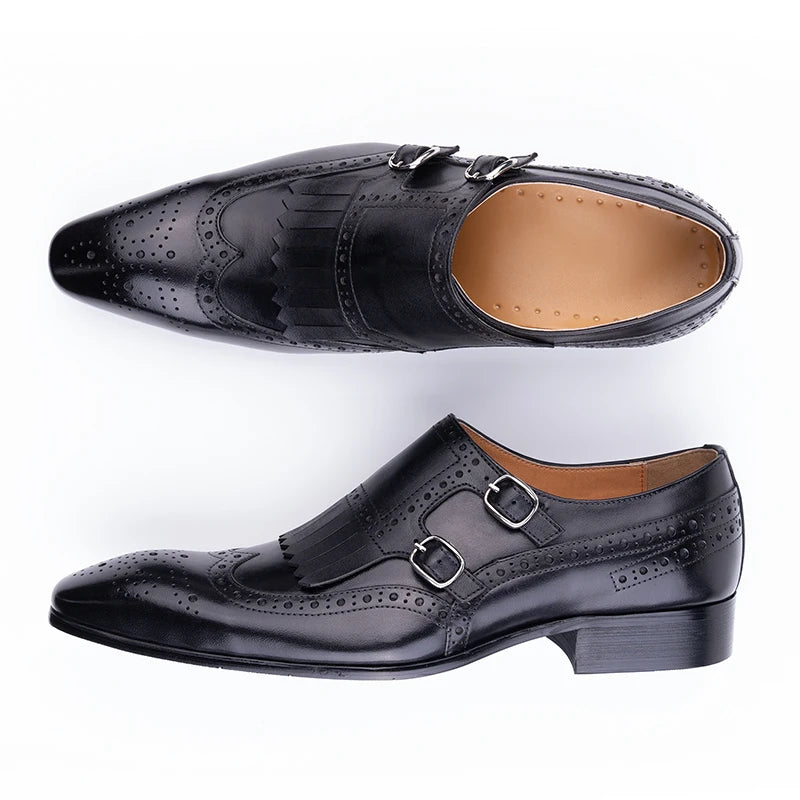 Bequeme Monk Strap Brogues