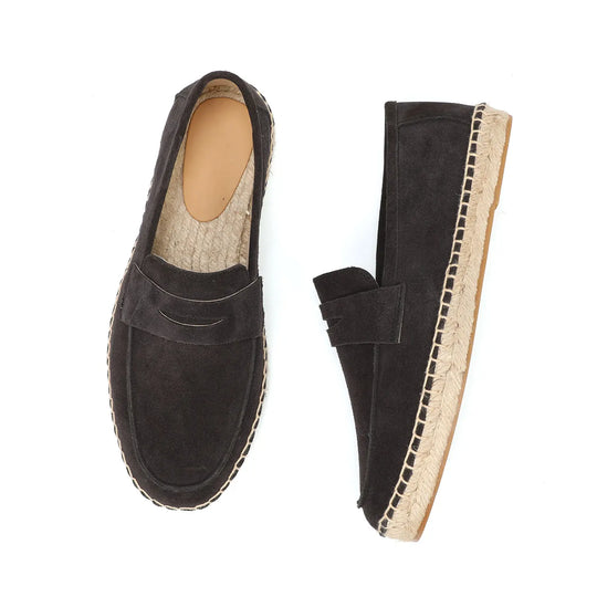 Espadrille-Loafer aus Wildleder