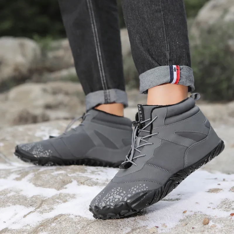 Lightweight barefoot winter shoes for men