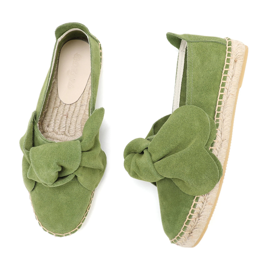 Flache Plateau-Espadrilles für Frauen