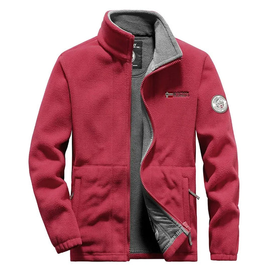 Fleece Jacket with Pockets Thicken Polar 