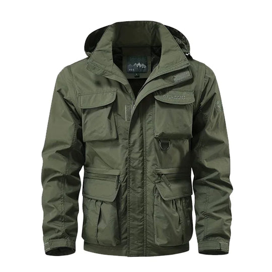 Breathable Cargo Jacket for Men