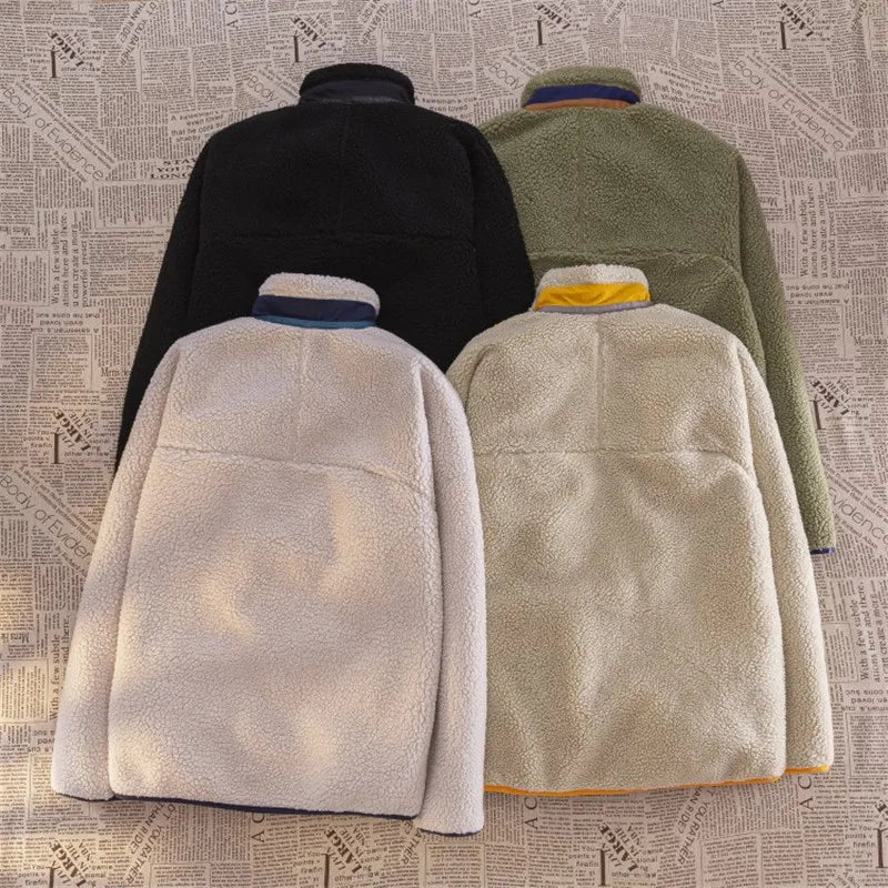 outdoor lamb fleece sweater