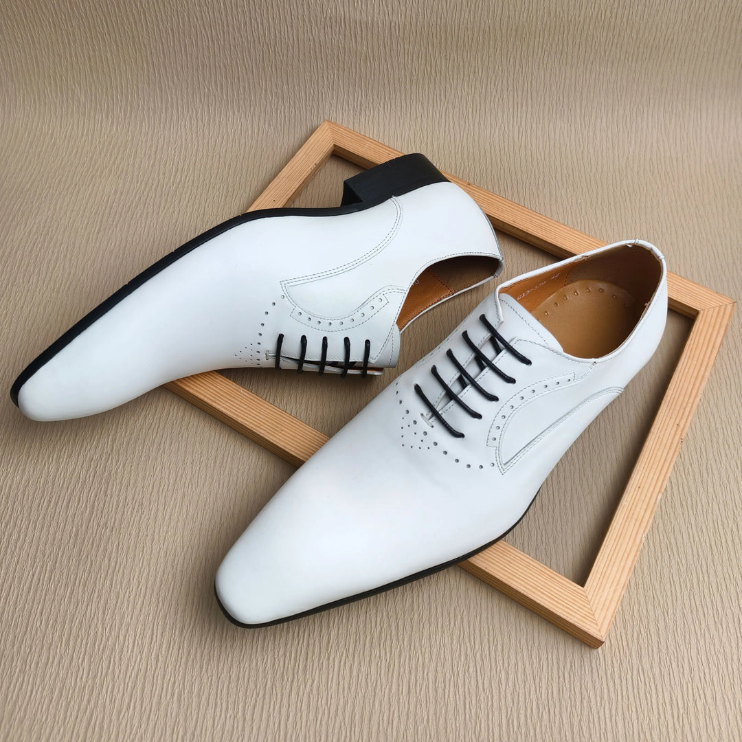 White Wedding Oxford Brogues 