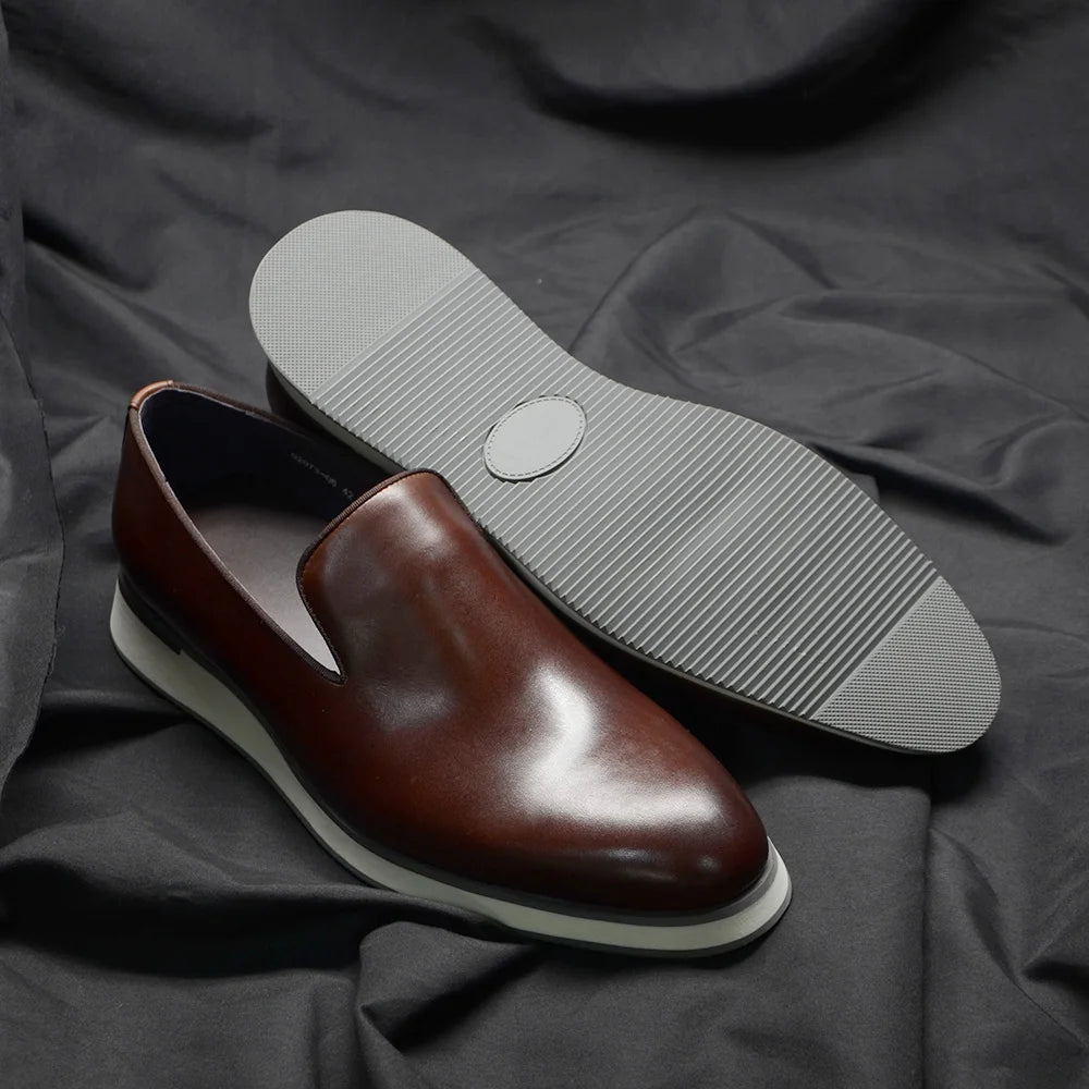 Klassische Herren Loafers aus Leder