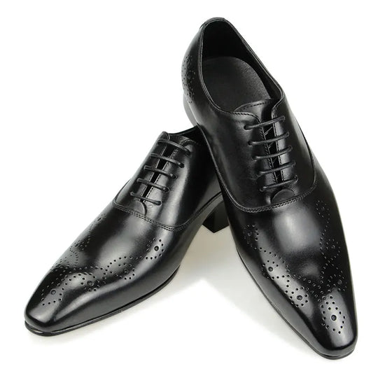 Black Dress Shoes Oxfords for Men 