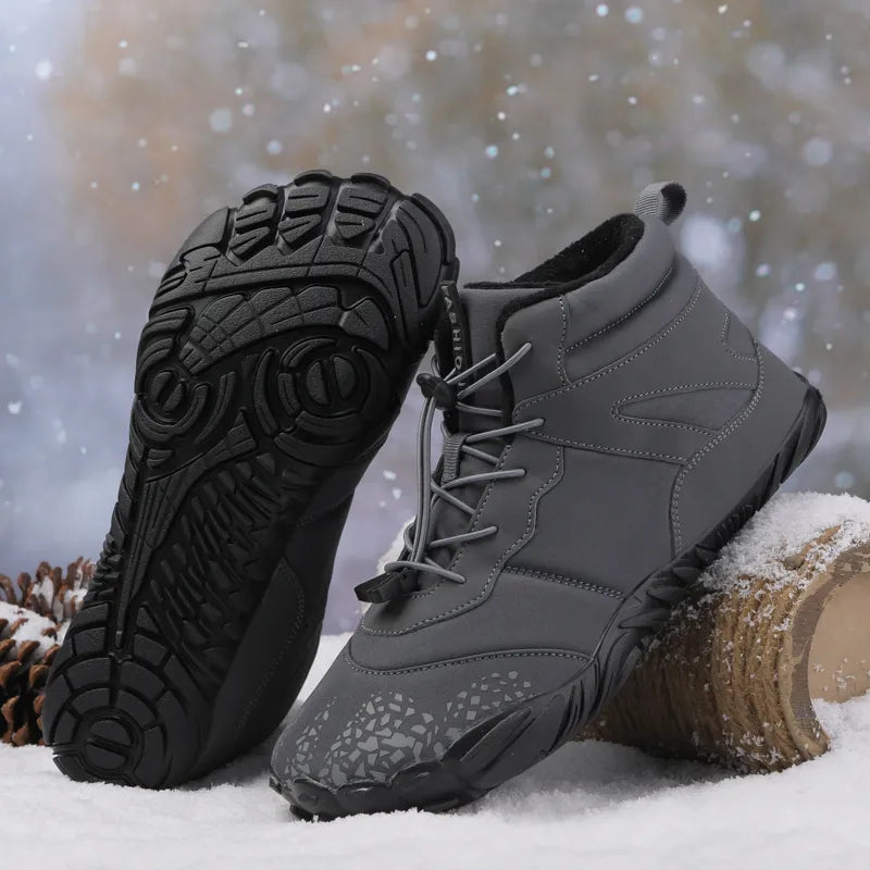 Lightweight barefoot winter shoes for men