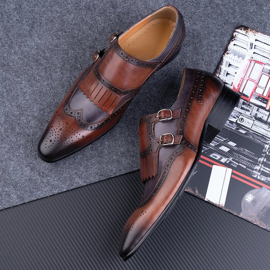 Bequeme Monk Strap Brogues