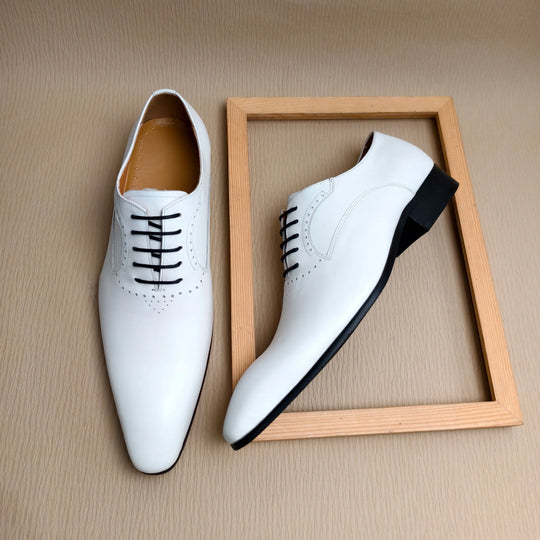 White Wedding Oxford Brogues 