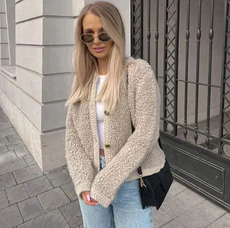 Trendiger Strickcardigan für Frauen