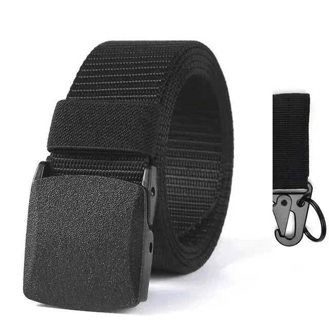 nylon belt with automatic buckle