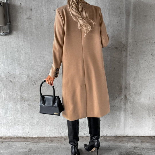 Lässiger warmer Damen-Winter-Trenchcoat